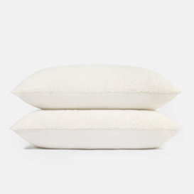 2 x Pack Of Teddy Fleece Soft Filled Pillow Cushion - thumbnail 2