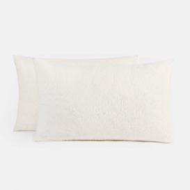 2 x Pack Of Teddy Fleece Soft Filled Pillow Cushion - thumbnail 1