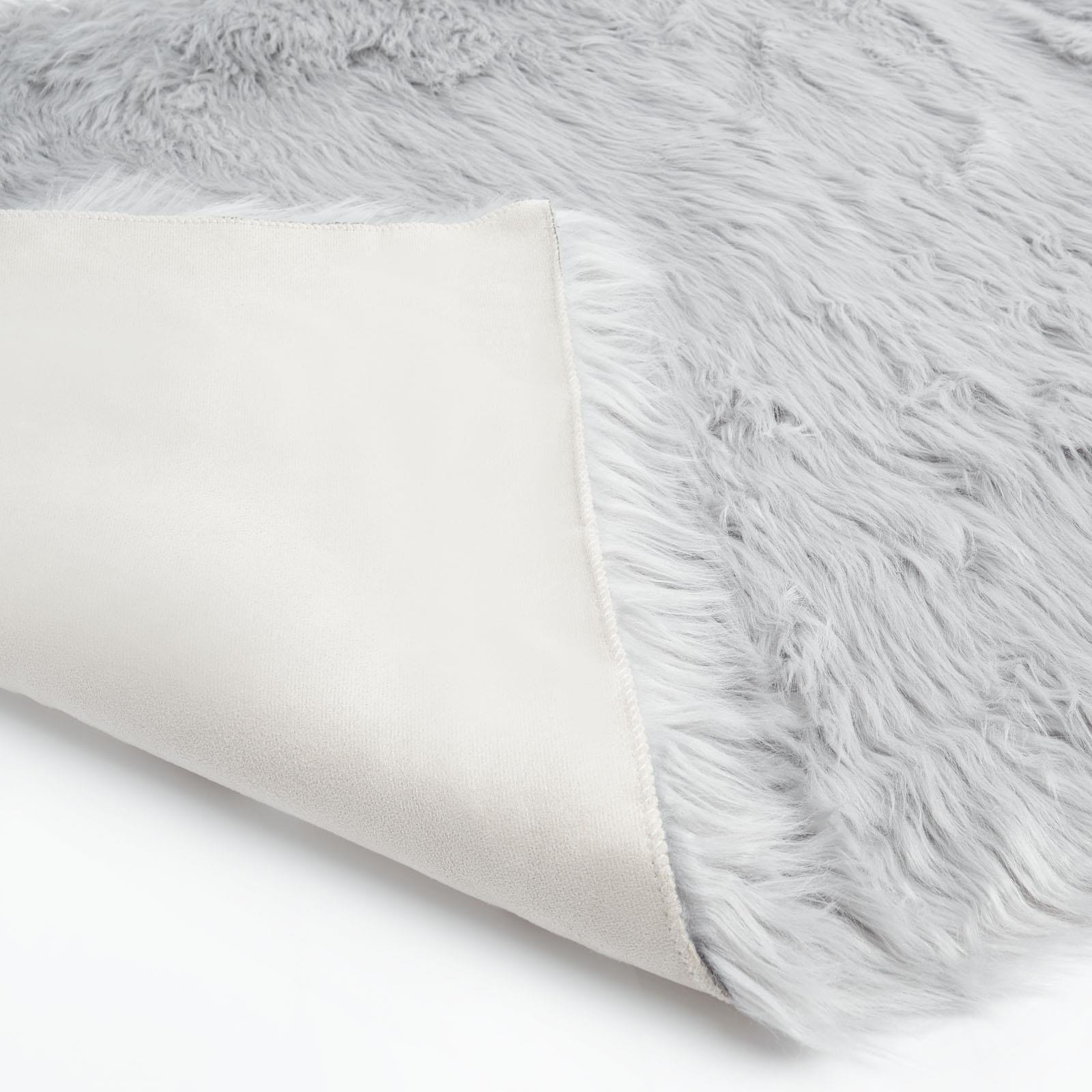 Faux Fur Sheepskin Fluffy Rectangle Soft Large Carpet Floor Mat - image 1