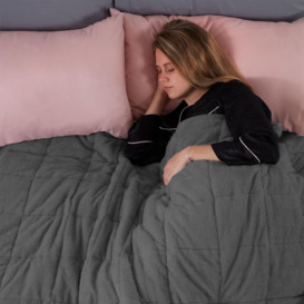 Teddy Fleece Sensory Sleep Therapy Weighted Blanket - thumbnail 2