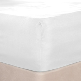 Plain Bed Sheet Microfibre Deep Fitted Soft - thumbnail 2
