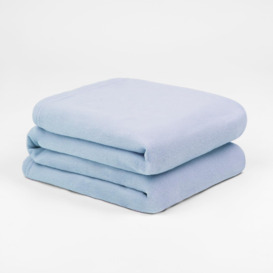 Wholesale 10 Pack Plain Fleece Blanket Sofa Throw Joblot - thumbnail 3