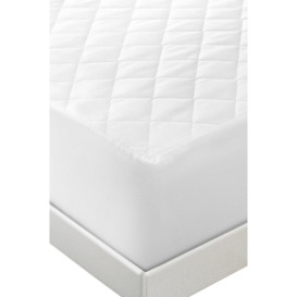 "Quilted Mattress Protector 12"" Deep Easycare Polycotton" - thumbnail 2