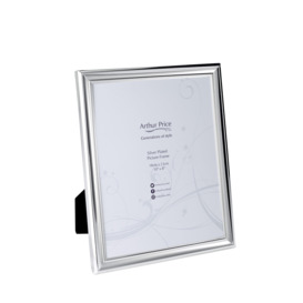 'Art Deco' Silver Plated Photo Frame 10 x 8 Inch