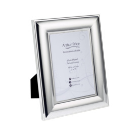 'Bead' Silver Plated Photo Frame 7 x 5 Inch