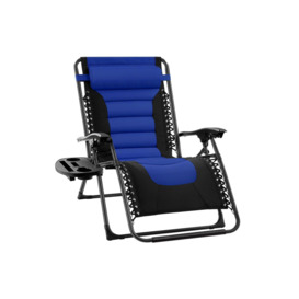 Luxury Gravity Garden Sun Lounger Relaxer Chair - thumbnail 1
