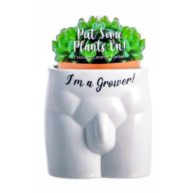 I'm A Grower' Novelty Indoor Planter - thumbnail 2