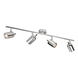 Atlantic 4 Light Spotlights Bar Bathroom Ceiling Light Chrome IP44 GU10