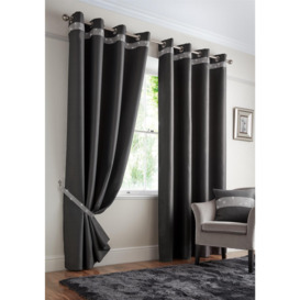 Palace Diamante Ring Top Blackout Curtains