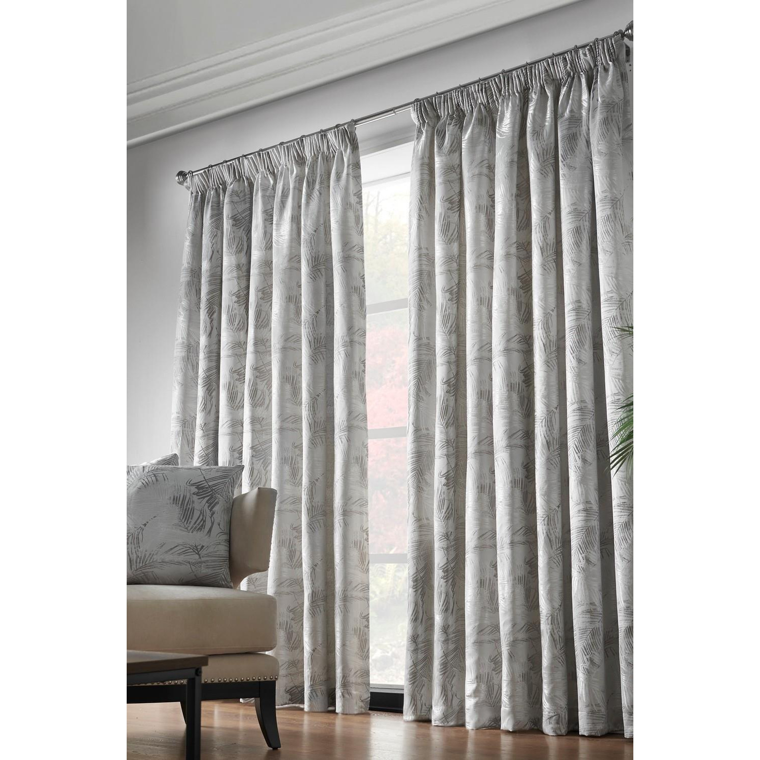 Fiji Lined Taped Pencil Pleat Curtains - image 1