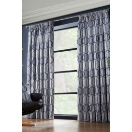 Omega Lined Taped Pencil Pleat Curtains - thumbnail 1
