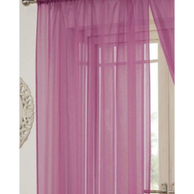 Plain Voile Panel Lucy Sheer Net Curtain
