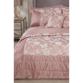 Butterfly Meadow Floral Jacquard Bedspread Set - thumbnail 1