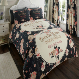Printed Polycotton IOLA Duvet Cover With Pillowcases