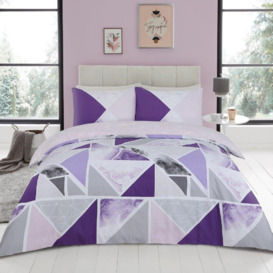 Printed Polycotton Mila Duvet Cover With Pillowcases