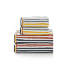 Hanover Luxury Jacquard Stripe Ribbed Towel - thumbnail 3