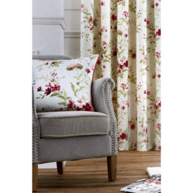 'Jeannie' Classic Floral Trail Print Filled Cushion 100% Cotton - thumbnail 2
