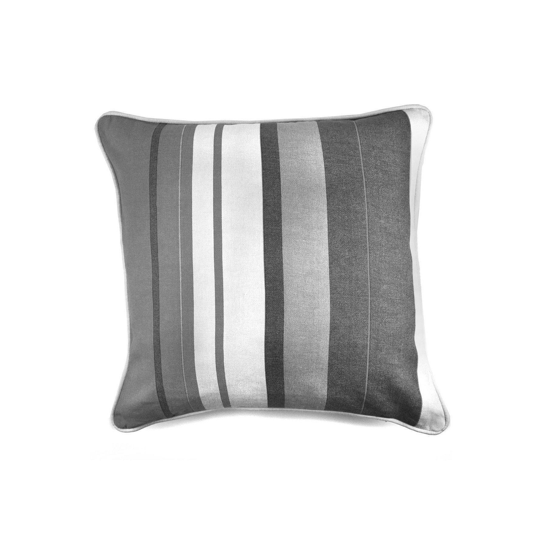 'Whitworth Stripe' Modern Striped Filled Cushion 100% Cotton - image 1
