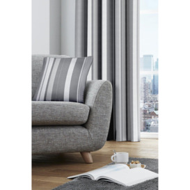 'Whitworth Stripe' Modern Striped Filled Cushion 100% Cotton - thumbnail 3