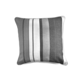 'Whitworth Stripe' Modern Striped Filled Cushion 100% Cotton - thumbnail 1