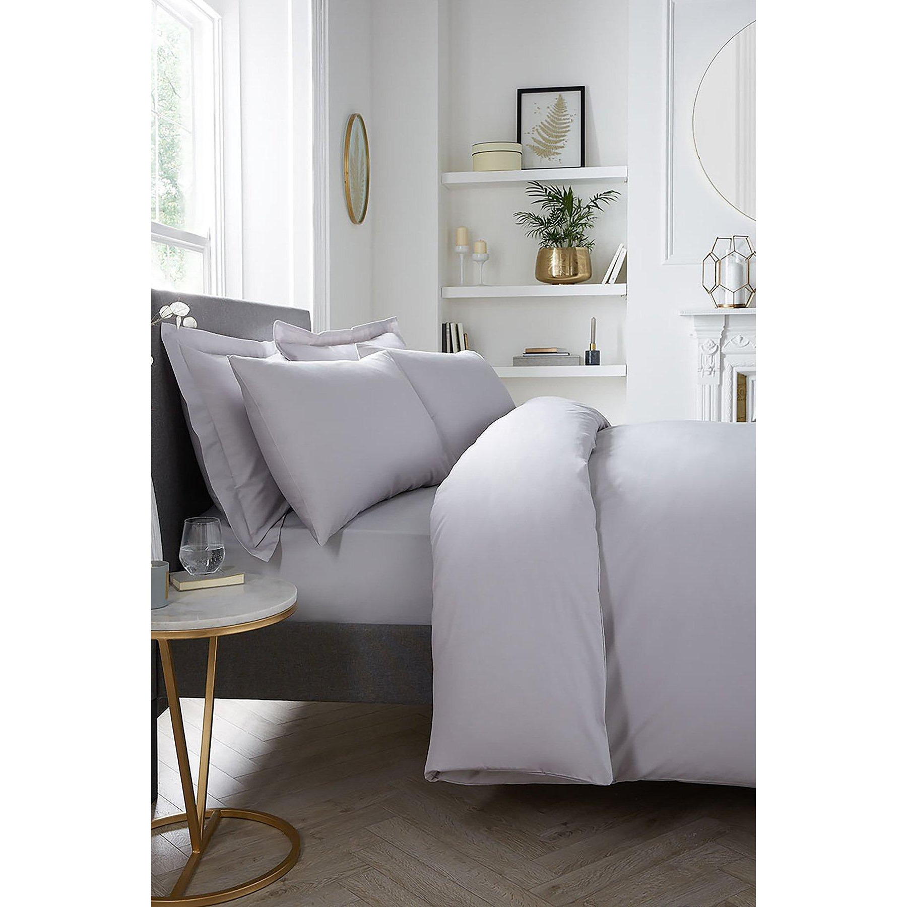 'Plain Dyed' Soft Touch 32cm Fitted Bed Sheet - image 1