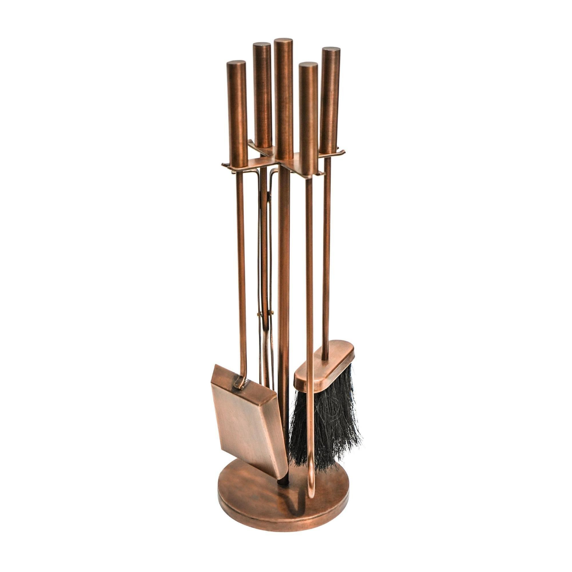 Copper Fireside Companion Set Round - image 1