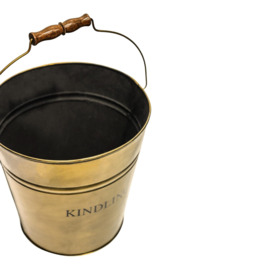 Brass Kindling Bucket H30.5Cm W30.5Cm - thumbnail 3