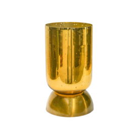 Regency Metalic Tiered Vase Gold H27.5cm D15cm - thumbnail 1