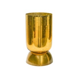Regency Metalic Tiered Vase Gold H27.5cm D15cm