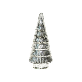 Juniper Silver Glass Tree H41cm W18cm - thumbnail 1