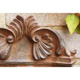 Small Dark Brown Lions Head Wall Mounted Fountain Water Feature - thumbnail 2