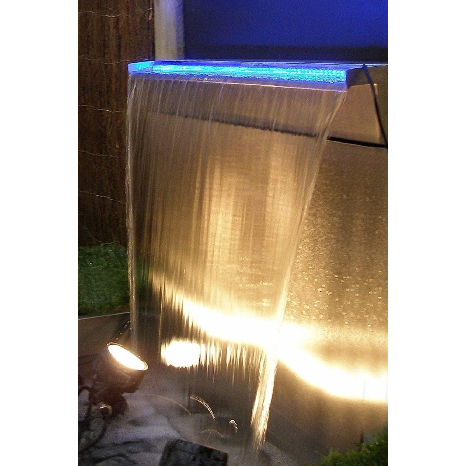 Stainless Steel Waterfall Cascade Bottom Supply 30cm - image 1