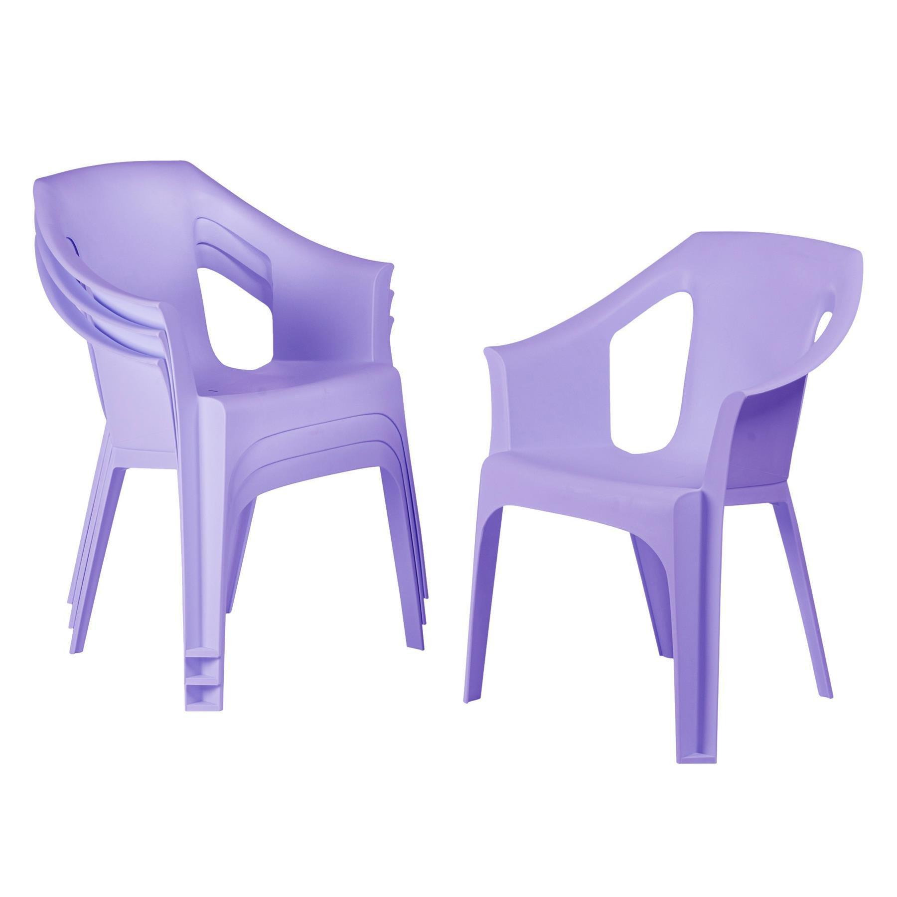Cool Garden Dining Chairs Pack of 4 - image 1