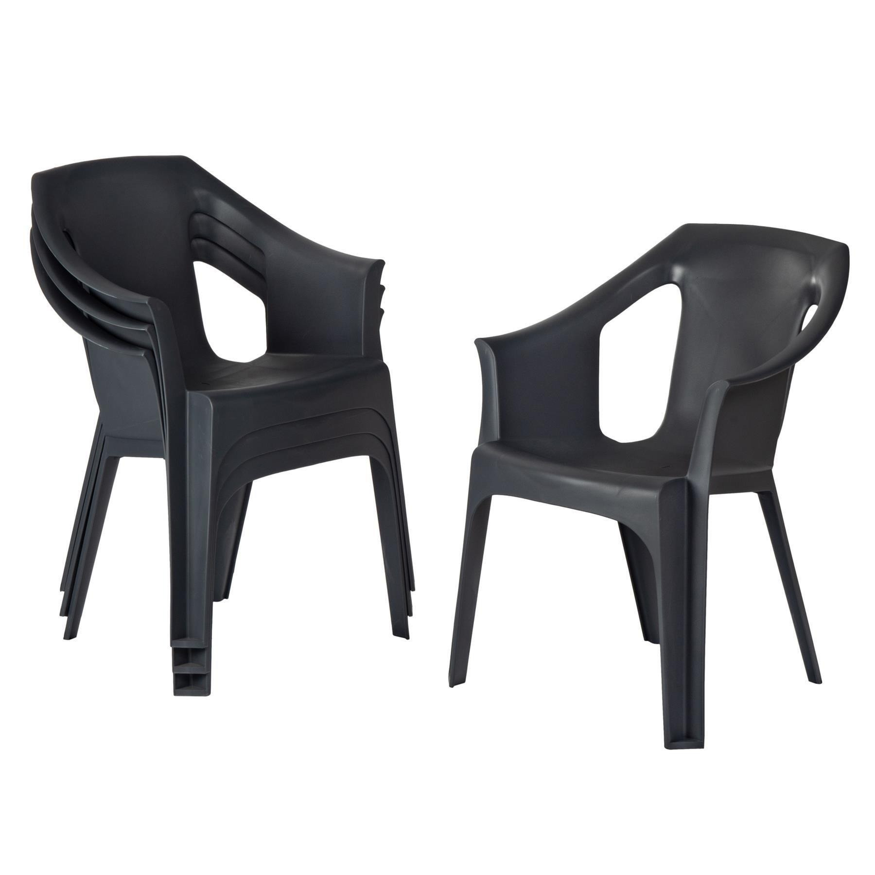 Cool Garden Dining Chairs Pack of 4 - image 1