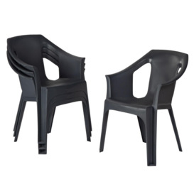 Cool Garden Dining Chairs Pack of 4