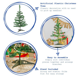 Artificial Fir Christmas Tree 60cm - thumbnail 2