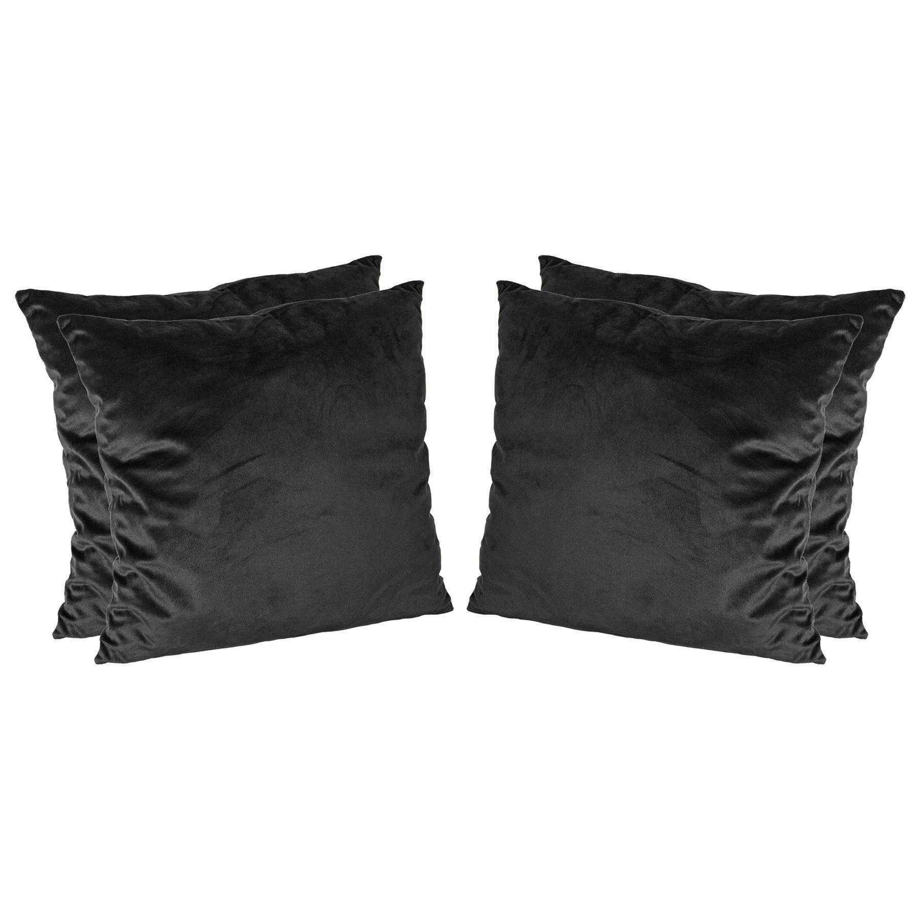 Square Velvet Cushions - 55cm x 55cm - Pack of 4 - image 1