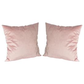 Square Velvet Cushions - 55cm x 55cm - Pack of 2
