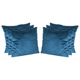 Square Velvet Cushions - 55cm x 55cm - Pack of 6