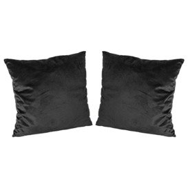 Square Velvet Cushions - 55cm x 55cm - Pack of 2 - thumbnail 1