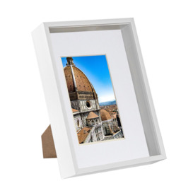 "8x12"" 3D Deep Box Photo Frame with A5 Mount 6x8"""