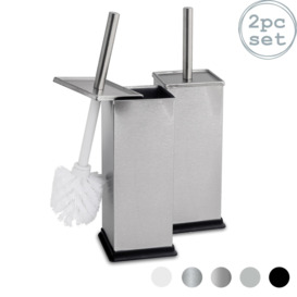 Square Toilet Brushes Pack of 2
