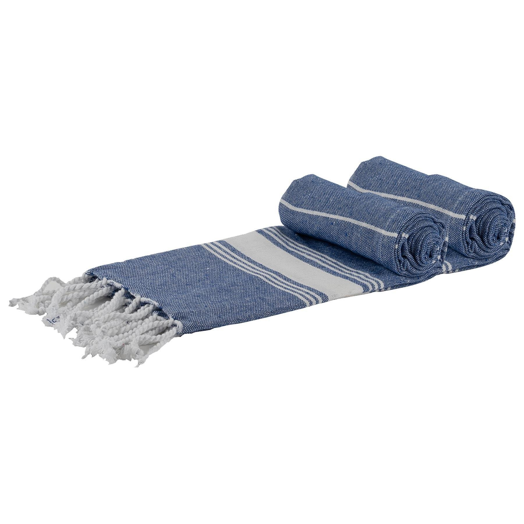 Turkish Cotton Hand Towels 100 x 60cm Pack of 4 - image 1