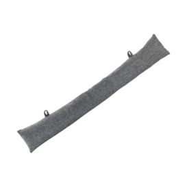 Herringbone Draught Excluder 78.5cm Grey