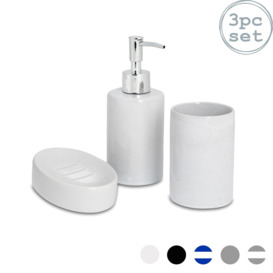 3 Piece Ceramic Bathroom Accessories Set - thumbnail 1