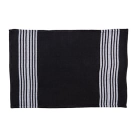 Cotton Tea Towel - 60cm x 40cm - Black