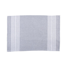 Cotton Tea Towel - 60cm x 40cm - Light Grey
