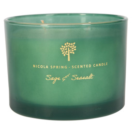 Soy Wax Scented Candle 350g Sage & Seasalt