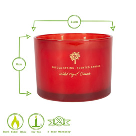 Soy Wax Scented Candle 350g Wild Fig & Cassis - thumbnail 3