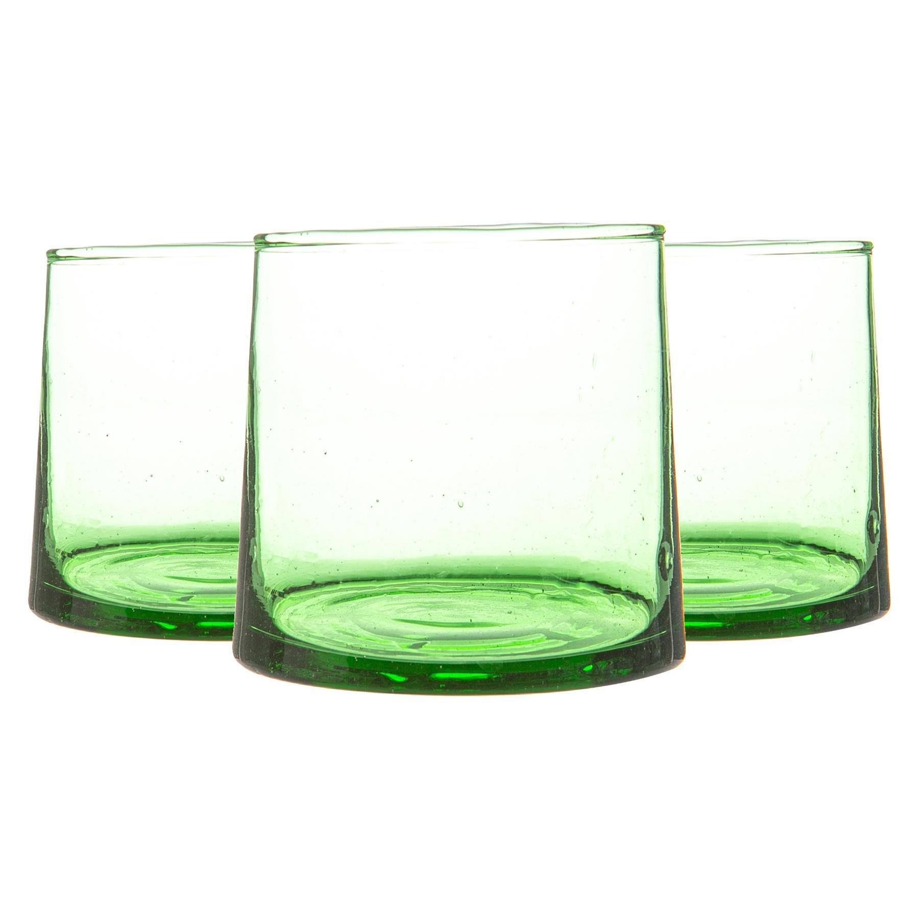 Merzouga Recycled Glass Tealight Holders 7cm Pack of 3 - image 1